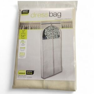 Smart Design Gusseted Dress Bag in Beige 24x5x54 New In Package